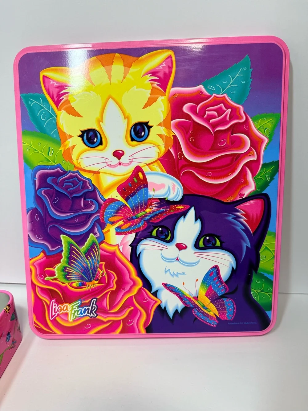VTG Lisa Frank Kittens and Butterflies Tin only 10.5”x12” *READ - Picture 16 of 16